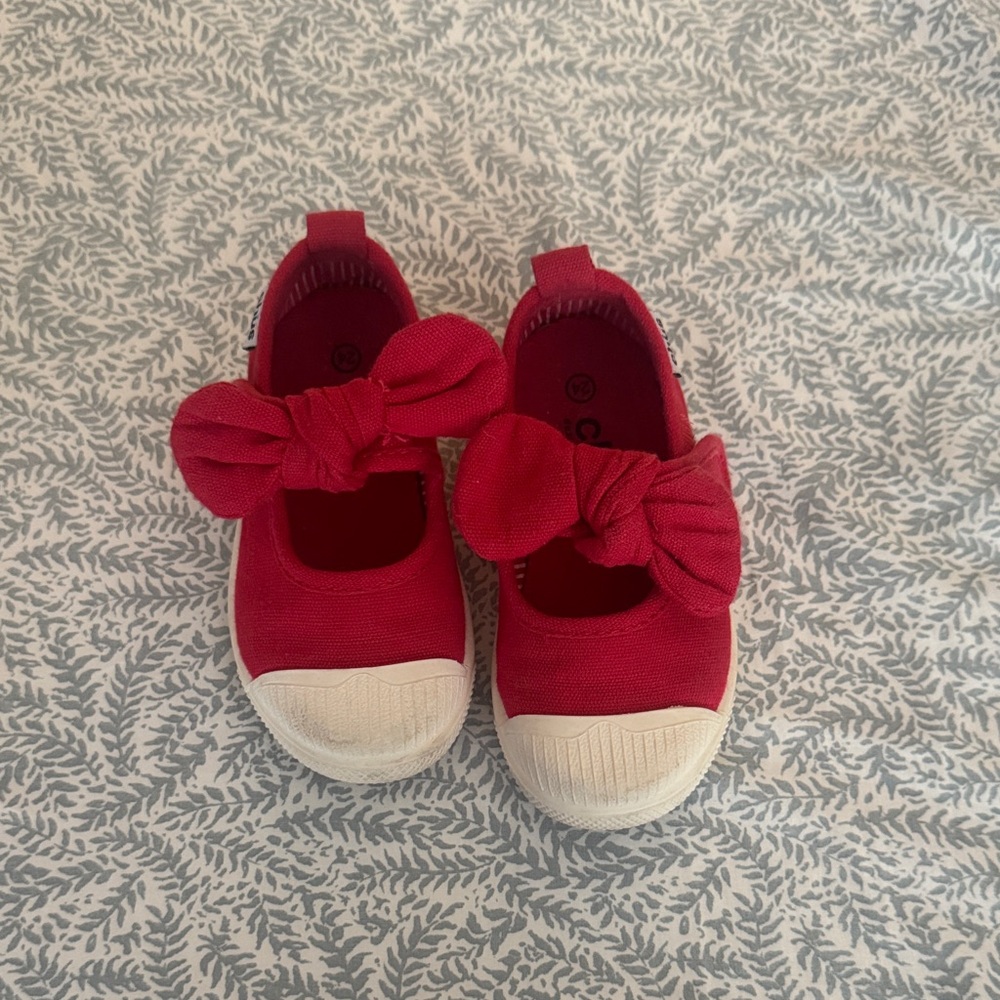Chus Athena Red Bow Slip-On